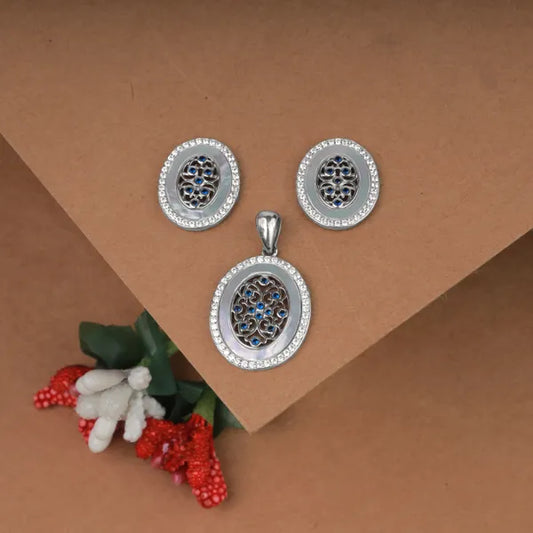 Silver Cute Mop Owl Pendant