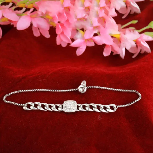 Pure 925 Silver Bracelet| Push Premium For Women