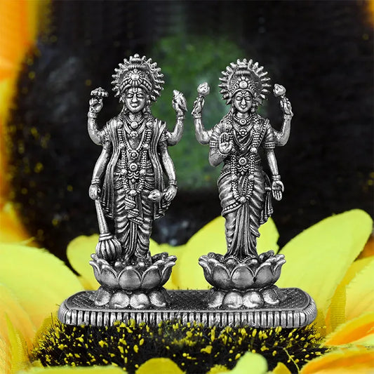 92.5 Silver Lakshmi Narayan Ji Idol