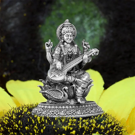 92.5 Silver Saraswati Ji Idol