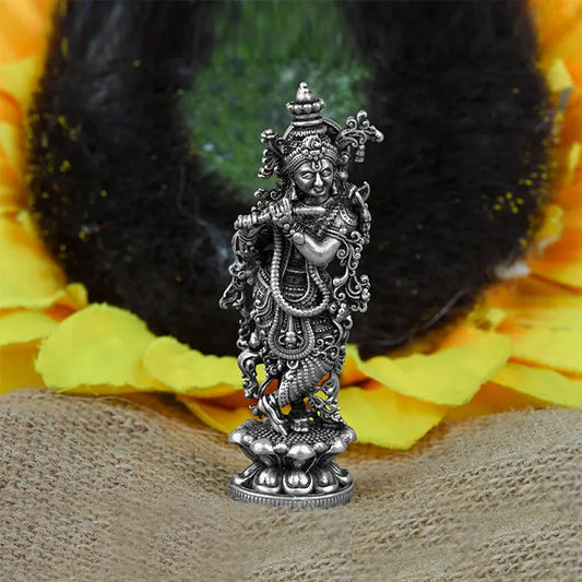 92.5 Silver Shri Lord Krishna Idol