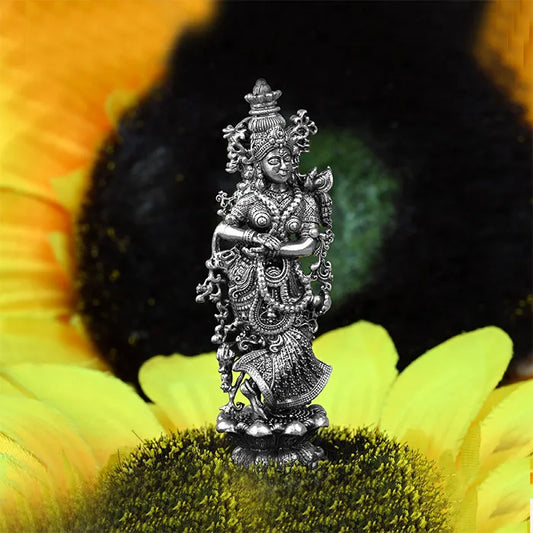 92.5 Silver Shri Radha Idol