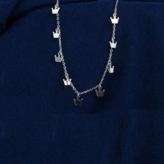 Silver Crown Chain