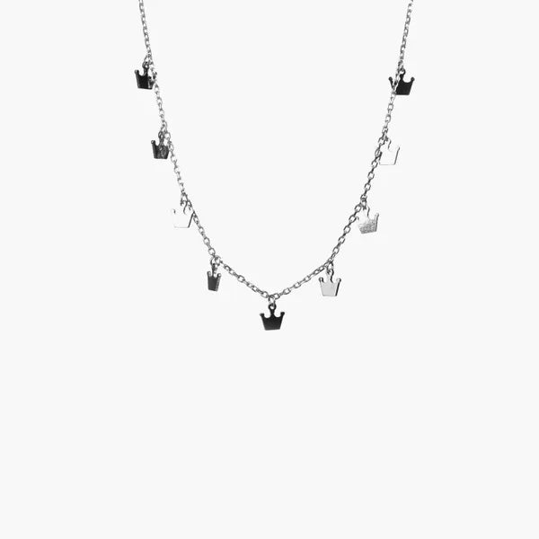 Silver Crown Chain