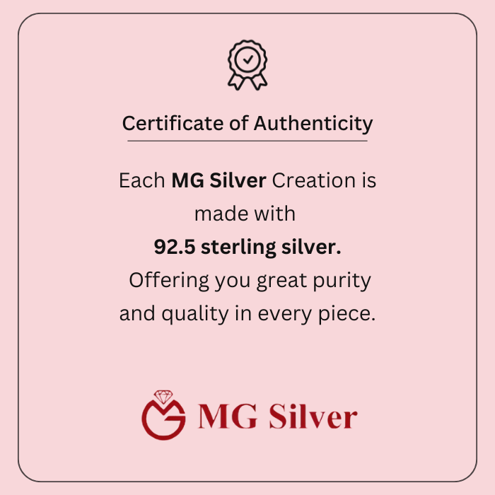 Silver Cute Mop Cross Pendant