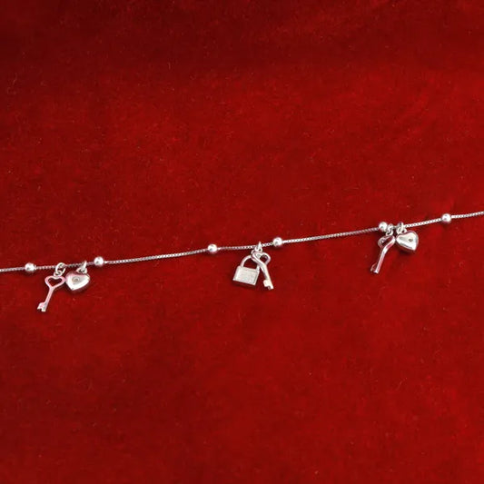 Pure 925 Silver Anklet