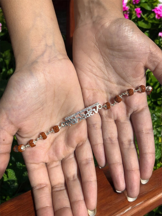 Silver Mahadev Desinged Rakhi