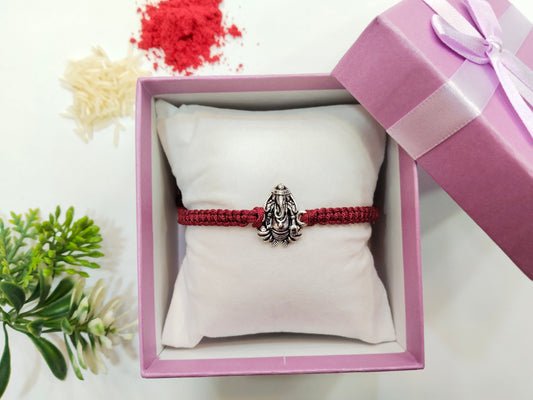 Silver Bala Ganesh Rakhi