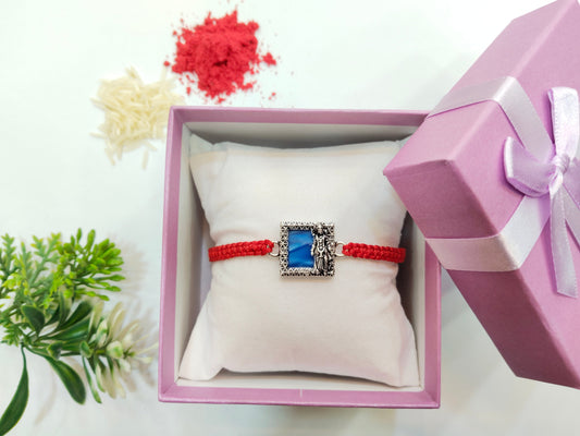 Silver Elegnce Shree Ram Rakhi