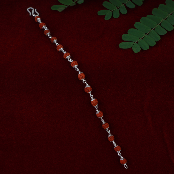 Silver Rudraksh Rakhi