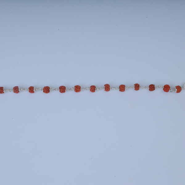 Silver Rudraksh Rakhi