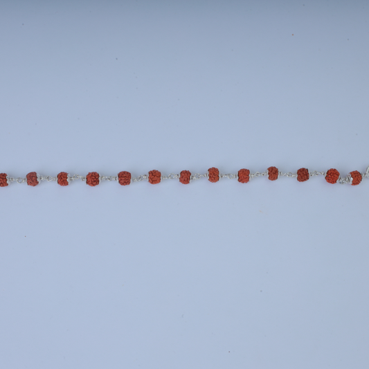 Silver Rudraksh Rakhi