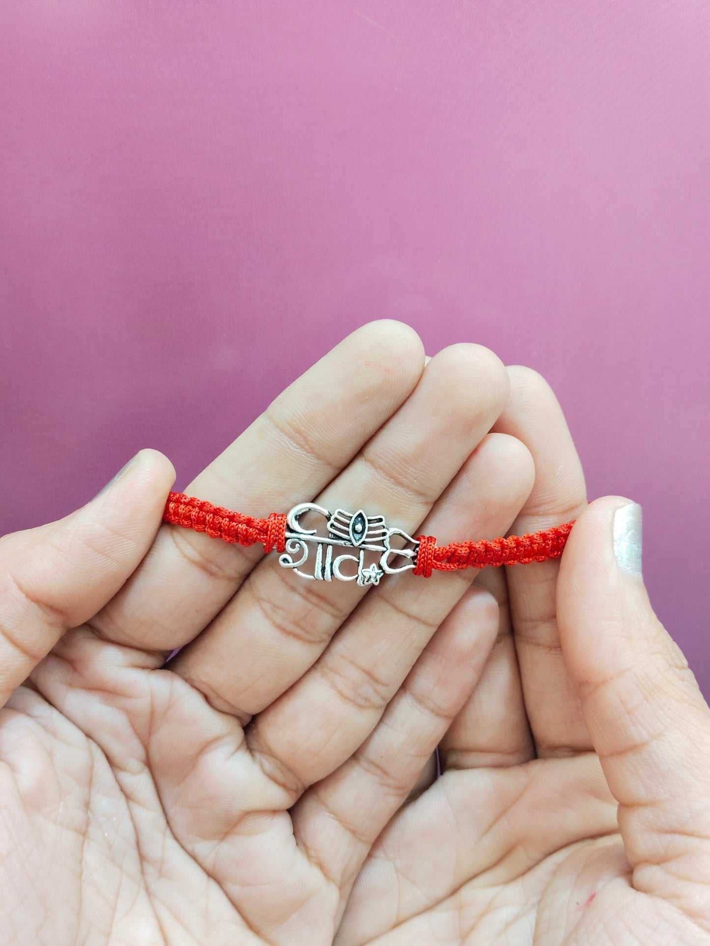 Silver Shiva Rakhi