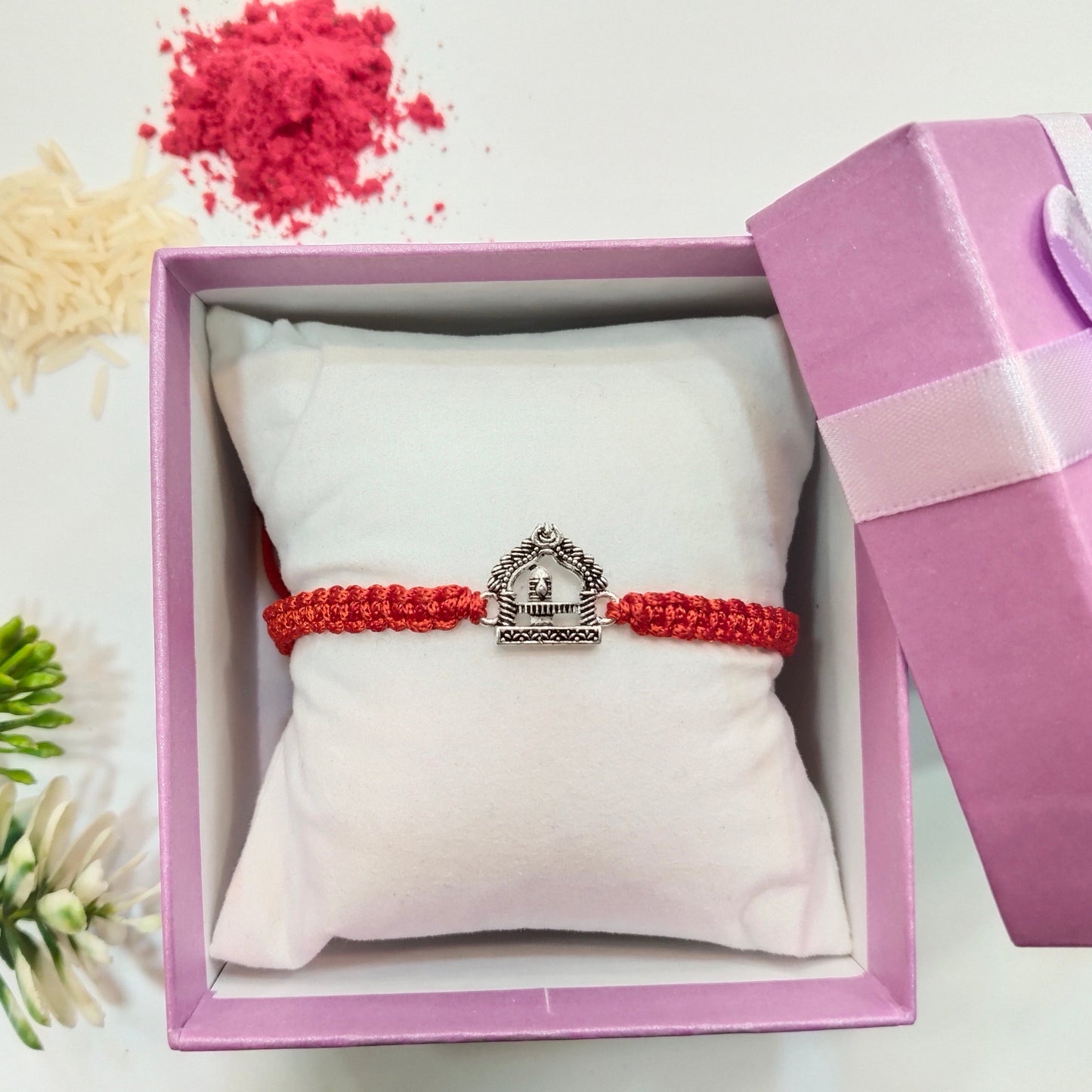 Silver Shivling Rakhi