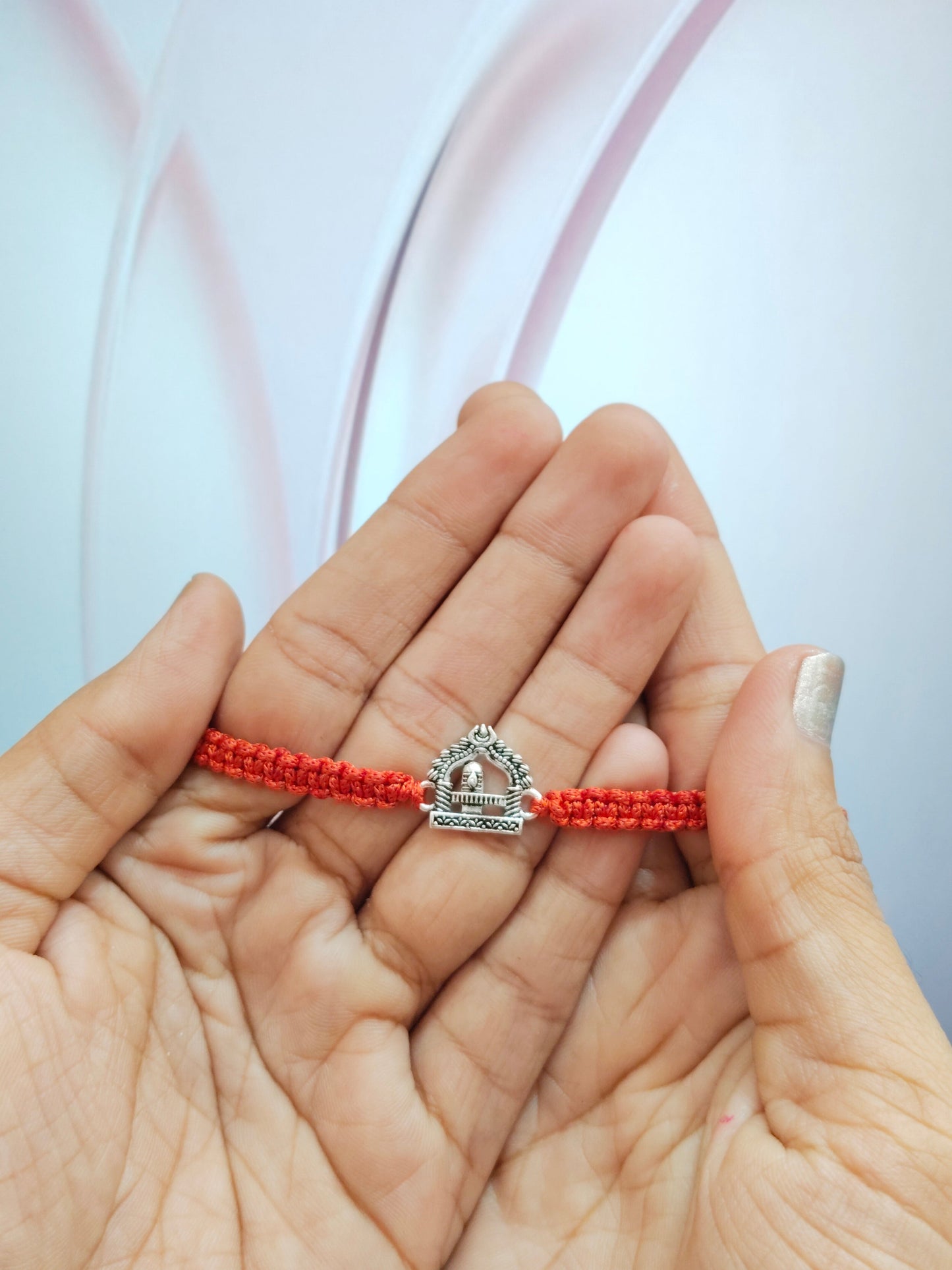 Silver Shivling Rakhi