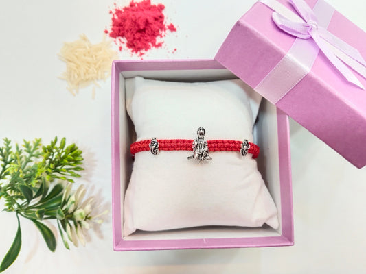 Silver Shree Hanuman Rakhi