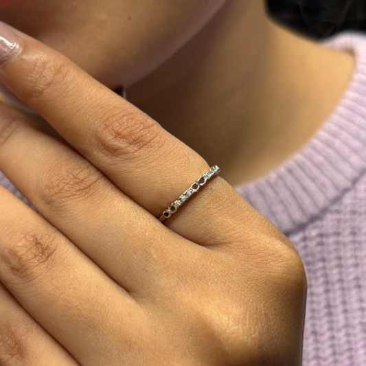 Silver Infinity Lovely Cute Ring for Girl