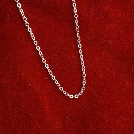 Silver Plain Curp Chain