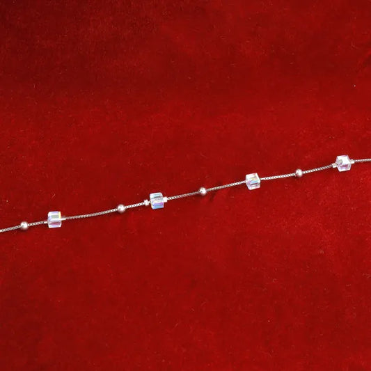 Cubic Ball Hanging Anklet