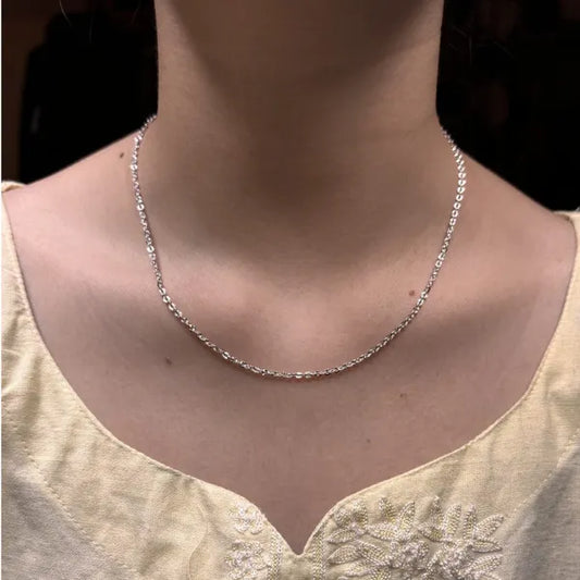 Silver Linked Sohi Chain for Women
