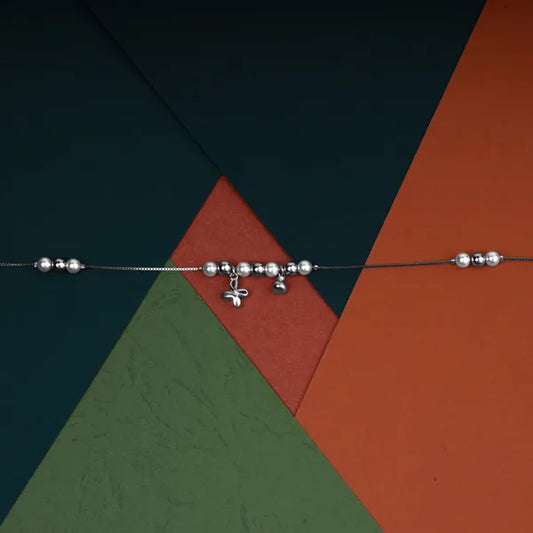 Pearl & Butterfly Hanging Anklet