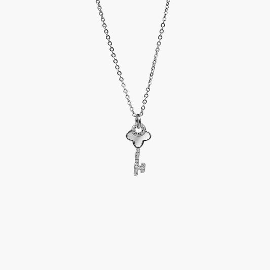 silver keycharm chain