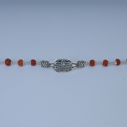 Silver Mahakal Rudraksh Bracelet