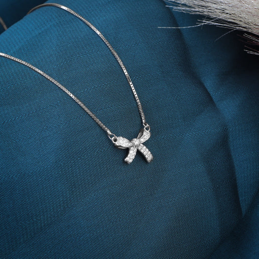 silver bow chain