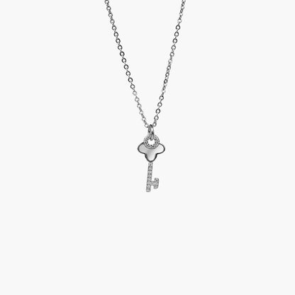 silver keycharm chain